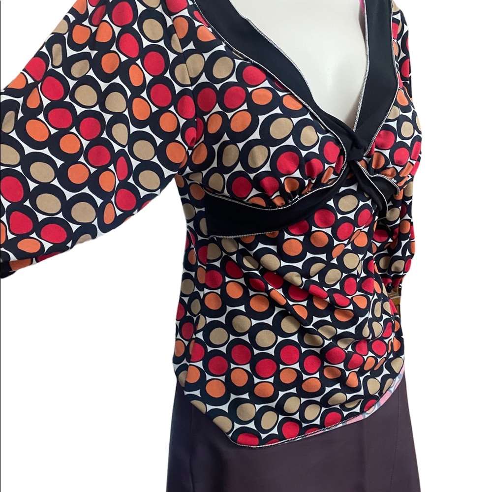 max Studio Ladies blouse puffy half sleeves,  elastic at elbow lengths we